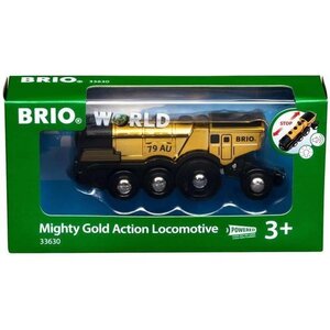 新品 BRIO 33630 マイティーゴールドアクション機関車 ブリオワールド WORLD 272