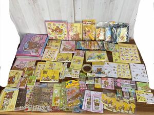 2【大量】リラックマ　文房具　文具　グッズ　276点まとめて！色鉛筆/ファイル/シール/ノート/定規/鉛筆/レターセット/ポストカード等