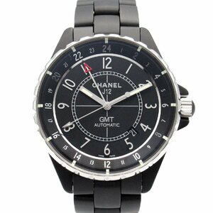 シャネル J12 GMT ブランドオフ CHANEL セラミック 腕時計 セラミック 中古 メンズ