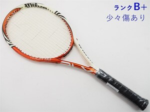 中古 テニスラケット ウィルソン ツアー BLX 95 オレンジ×ホワイト 2011年モデル (G2)WILSON TOUR BLX 95 (ORANGE × WHITE) 2011