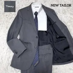 紳士の佇まい✨セオリー 現行 NEW TAILOR セットアップスーツ グレーS