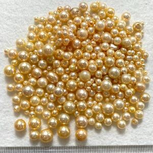 1円〜!!大量!!☆パールおまとめ304.5ct☆n 約60.9g jewelry 真珠 宝石 アコヤ 淡水 片穴 両穴 ゴールデン ベビーパール pearl w5A22