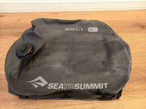 SEATOSUMMIT WATER CELL X 20L シートゥーサミットウォーターセルX キャンプ アウトドア 軽量 ウォータータンク 中古 保管 現状品 k1264