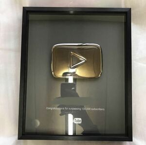 YouTube Silver Play Button 2nd generation 銀の盾
