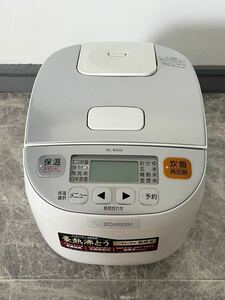 象印 ZOJIRUSHI 炊飯器 マイコン炊飯ジャー 極め炊き ホワイト 黒厚釜 NL-BA05 3合炊き 健康米 パン焼き 発酵メニューあり