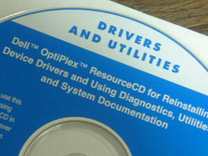 送料最安 \140　CDD24：デル Dell OptiPlex ResourceCD for Reinstalling Device Drivers and Using ・・・　P/N 5H413 Rev.5.09