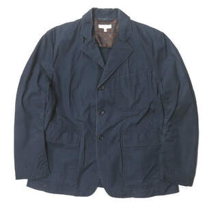 Engineered Garments エンジニアードガーメンツ Baker Jacket - Weather Poplin ベイカージャケット ウェザーポプリン XS ネイビー j3698