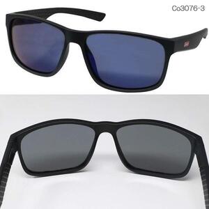 ＜WAYFARERタイプ＞≪Coleman Co3076-3≫スモーク・ブルーミラー（偏光）◎Ｆ：ブラックマット・ブラック♪