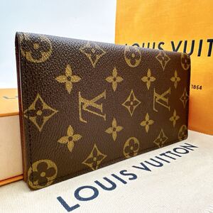 3837【未使用に近い】LOUIS VUITTON ルイヴィトン モノグラム ポルトバルールカルトクレディ 札入れ 二つ折財布 ウォレット M61823/CT0949