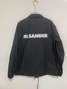 Jil Sander ジルサンダー ロゴ コットン ジャケット 男女兼用 ブラック 希少 中古 サイズ:M