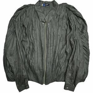 1980s CLAUDE MONTANA PLEATED SHIRT JACKET クロードモンタナ プリーツ ジャケット ヴィンテージ