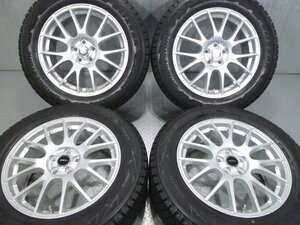 美品！TOP RUN M7 17inc 7J+53 5-100 / バリ山！BLIZZAK DM-V2 225/60R17 4本セット / スバル XV GT・SJフォレスターなど 『W522』