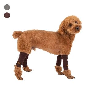 【Sサイズ】MANDARINE BROTHERS マンダリンブラザーズ レッグウォーマー ブラウン 犬用 防寒 汚れ防止 ペット用 LEG WARMER BROWN