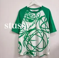 stussy ステューシー　designed raglant T-shirt