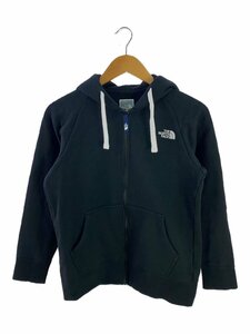 THE NORTH FACE◆Rearview FullZip Hoodie_リアビューフルジップフーディ/M/コットン/ブラック/無地