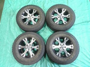 ★社外 MKW MK-36 16インチ 7J+35 PCD114.3 5H ハブφ73 225/75R16 タイヤホイール4本セット 個人宅配送不可