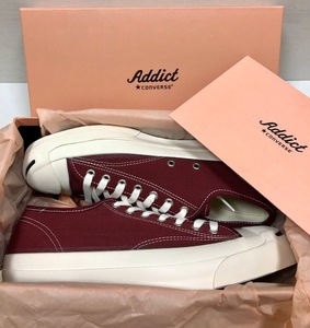 新品 2019 SS コンバース アディクト ジャックパーセル マルーン US8 (26.5cm) CONVERSE ADDICT JACK PURCELL Maroon