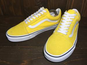 ★VANS バンズ US企画 OLD SKOOL オールドスクール 黄×白 27.0cm 美品 Used 検 イエロー SK8 スリッポン ERA スタイル36