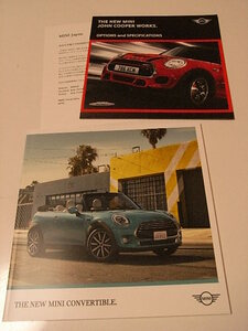 BMW　ＭＩＮＩ　ミニ　コンバーチブル　カタログ　パンフ　２０１６年３月１日現在版　③