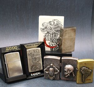 Zippo ジッポ オイルライターまとめ 限定品 龍が如く他 喫煙具 ※着火未確認◆おたからや【G-B35989】同梱-2