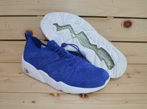 プーマ ブレイズ オブ グローリー ソフト 28cm 定価17280円 ブルー PUMA BLAZE OF GLORY SOFT トライノミック BOG スエード