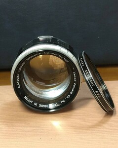 1円スタート【訳あり！】CANON LENS 50mm 1:1.2 No.50127単焦点 標準レンズ ライカ L39 Lマウント！【訳あり！】