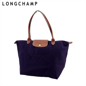 ロンシャン トートバッグ ショルダー エコ バッグ レディース メンズ ルプリアージュ LONGCHAMP 中古