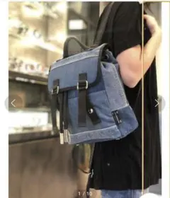 DIESEL レディース パッチワークデニム ミニ　リュック ¥37,400