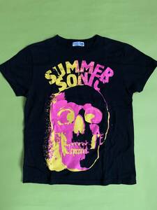 SUMMER SONIC 2009 Tシャツ サマソニ 10周年 中古 古着 used NINE INCH NAILS LINKIN PARK BYONCE フェスTシャツ