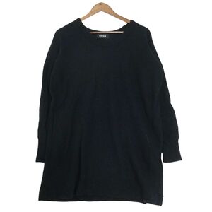 zucca ズッカ 秋冬 ウール100％★ ニット セーター Sz.M レディース 黒 日本製　E5G00246_1#T