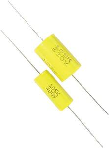 コンデンサ Capacitor - 630V, Metal Film, Tubular, ± 10%, .022 uF, 223 許容範囲 ＝K 10% [送料170円から 同梱可]