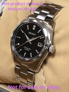 OH済 SEIKO メカニカル SARB033 自動巻 腕時計 ブラック文字盤