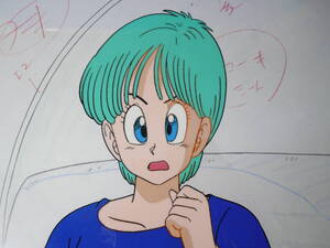 セル画　ドラゴンボール　ブルマ　東映アニメーション　鳥山明　doragonball anime cel