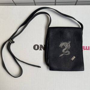 Jean Paul GAULTIER ジャンポールゴルチエ ゴルチェ ドラゴン 2000 レザー サコッシュ ポーチ ショルダーバッグ 鞄 本革 archive bag 龍