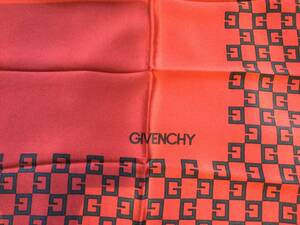 GIVENCHY ジバンシー スカーフ レッド ストール ジバンシイ