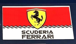 数量限定セール品　　FERRARI 　SCUDERIA　ロゴマーク付き大　ステッカー⑥