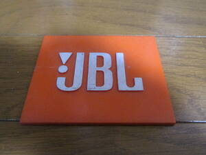 ■□JBL スピーカーロゴ プラスチックプレート 約９ｃｍ×７，５ｃｍ□■