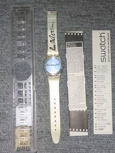 ゆうパケット送料込 SWATCH 未使用 ロバート アルトマン 映画100周年記念 ROBELT ALTMAN スウォッチ ★