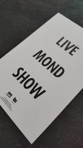 2010年「LIVE MOND SHOW」ART OF URSUS BAPE EXHIBITION京都非売品ポストカード1枚/フライヤーGALLERY a bathing ape WTAPS ダブルタップス