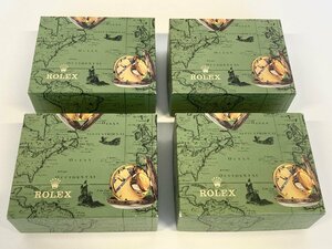 ★ BP ★　１円　ROLEX 　ロレックス　ヴィンテージ　世界地図柄　空箱　BOX　ボックス　4個セット　まとめ　【BOX】【中古】