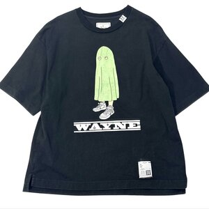 MAISON MIHARA YASUHIRO WAYNE Printed TeeBilly(ビリー君) 定価20,900円 size46 BLACK A09TS724 メゾン ミハラヤスヒロ