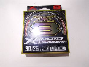 【新品!!】YGK ヨツアミ X-BRAID アップグレード X8 200m 1.2号 25LB 4582550710456