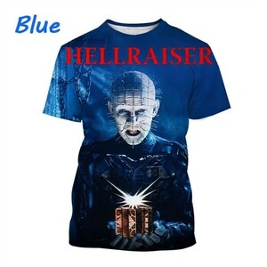 ☆未使用 ヘルレイザー ピンヘッド 3Dプリント 男女兼用 Tシャツ 16サイズ有り HELLRAISER PINHEAD ホラー 映画 セノバイト 魔導士