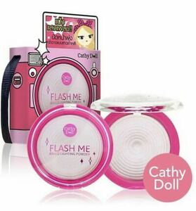 Cathy Doll Flash Me Baked Lighting Powder Highlighter Shimmer Glow # Pink ハイライター　化粧品　新品　メイク