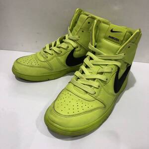 【NIKE】ナイキ AMBUSH×NIKE DUNK HIGH FLASH LIME アンブッシュ ×ナイキ ダンク ハイ フラッシュライム cu7544-300 26cm ts202405