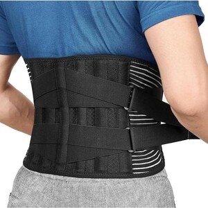 腰痛コルセット 腰サポーター 腰痛ベルト 強力固定 メッシュ( XL)