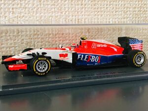 激レア！1/43 スパーク マノー マルシャ MR03B フェラーリ アメリカGP 2015 ロッシ 検 W06 RB11 SF15 メルセデス レッドブル マクラーレン