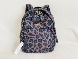 MARC JACOBSマークジェイコブスミニリュックキルテッドナイロンプリントバックパック新品未使用レオパード