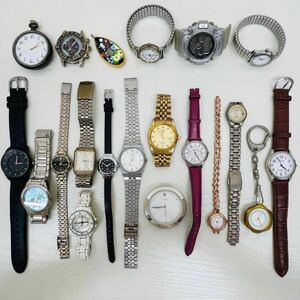 822 時計 20点 まとめ売り まとめて 大量 CASIO カシオ ELGIN エルジン HOYA ホヤ Disney ディズニー Q＆Q TELVA VAGARY SOLAR-TECH QZ AT