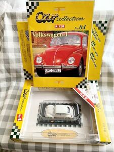 フォルクスワーゲン VW　BEETLE 1／43 デル・プラド カーコレクション No,4 スペックカード　マガジン VOLKS WAGEN 元箱 未使用 美品